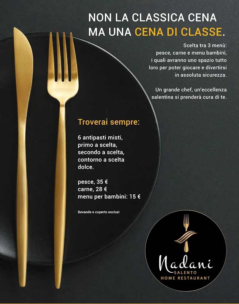 Menu_Nadani - Salento Home Restaurant_Morciano di Leuca_image_1