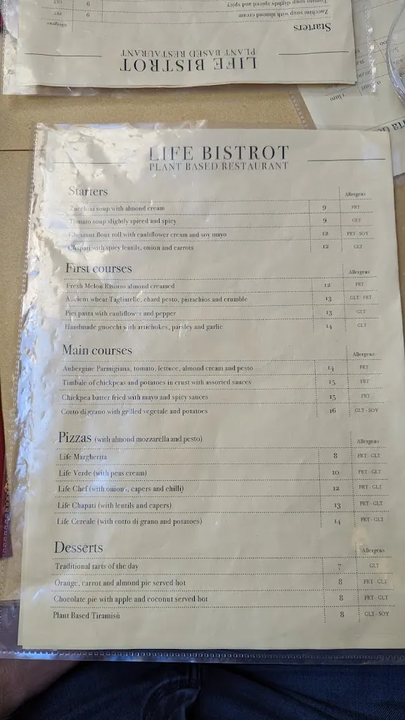 Menu_Life Bistrot - Plant Based Restaurant in Tuscany_Volterra_image_3