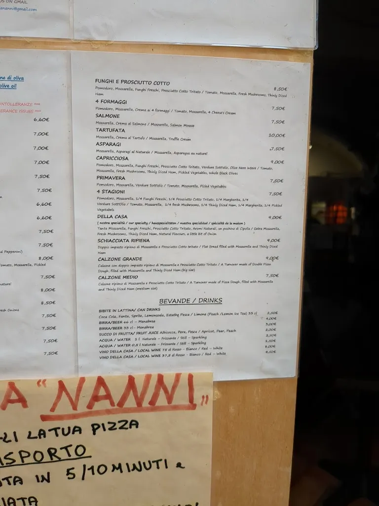 Menu_Pizzeria Da Nanni_Volterra_image_2