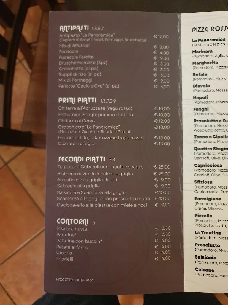 Menu_La Panoramica_Castel di Sangro_image_2