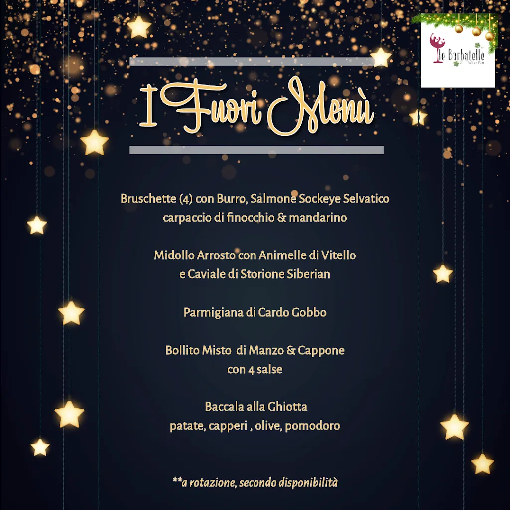 Menu_Le Barbatelle Wine Bar: Enoteca e Osteria_Bevagna_image_2