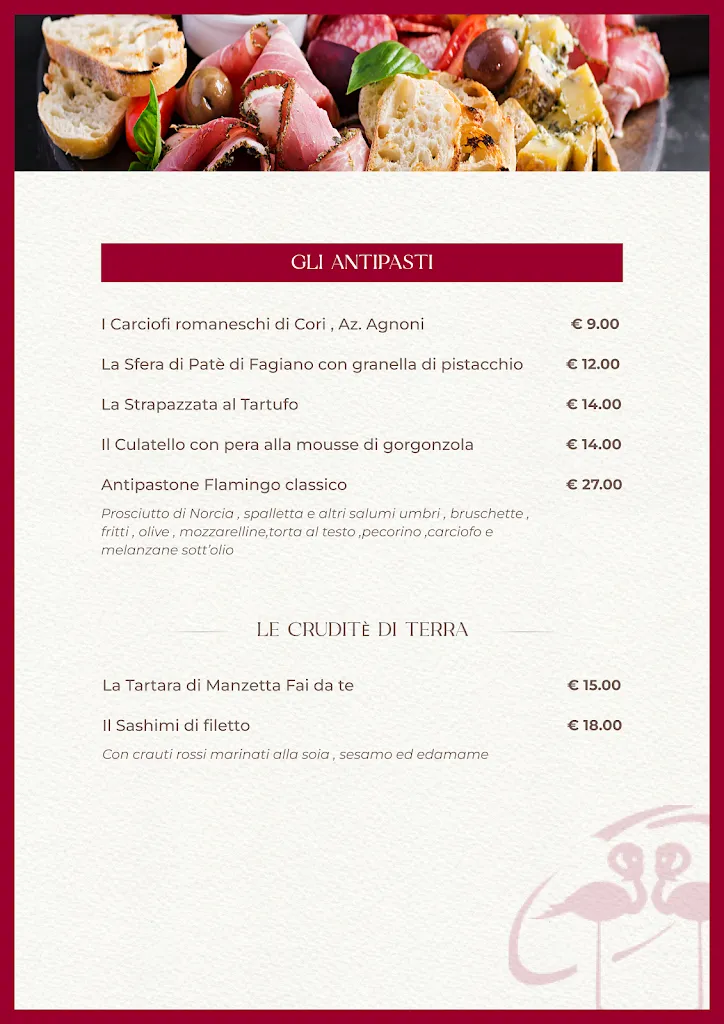 Menu_Hosteria Flamingo_Campello sul Clitunno_immagine_2
