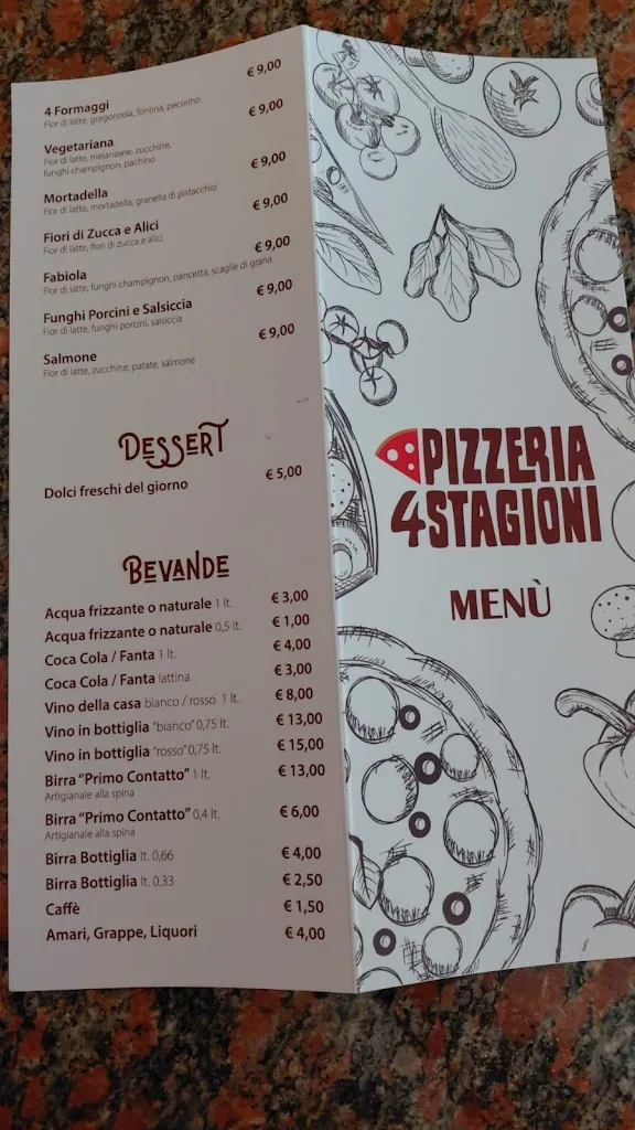 Menu_Pizzeria Quattro stagioni_Castel Viscardo_image_2