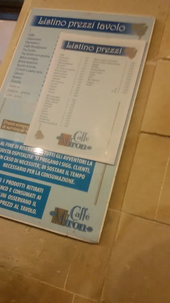 Menu_Caffè Miron di Toma Ferruccio_Muro Leccese_image_1