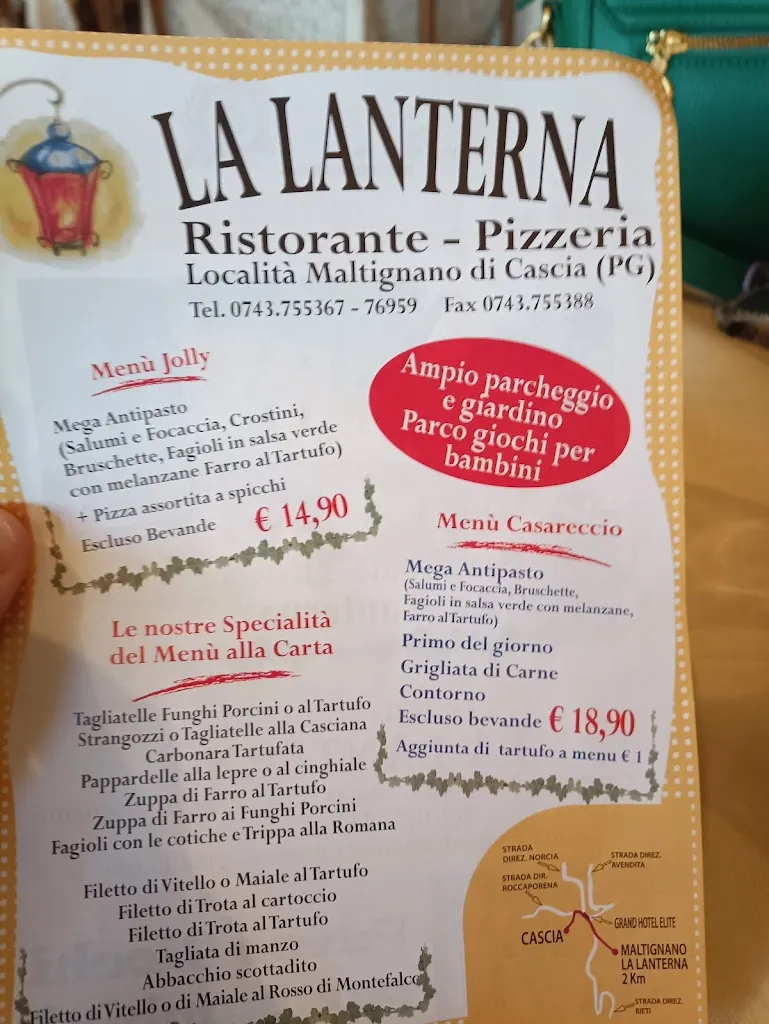 Menu_La Lanterna Restaurant Pizzeria_Cascia_image_1
