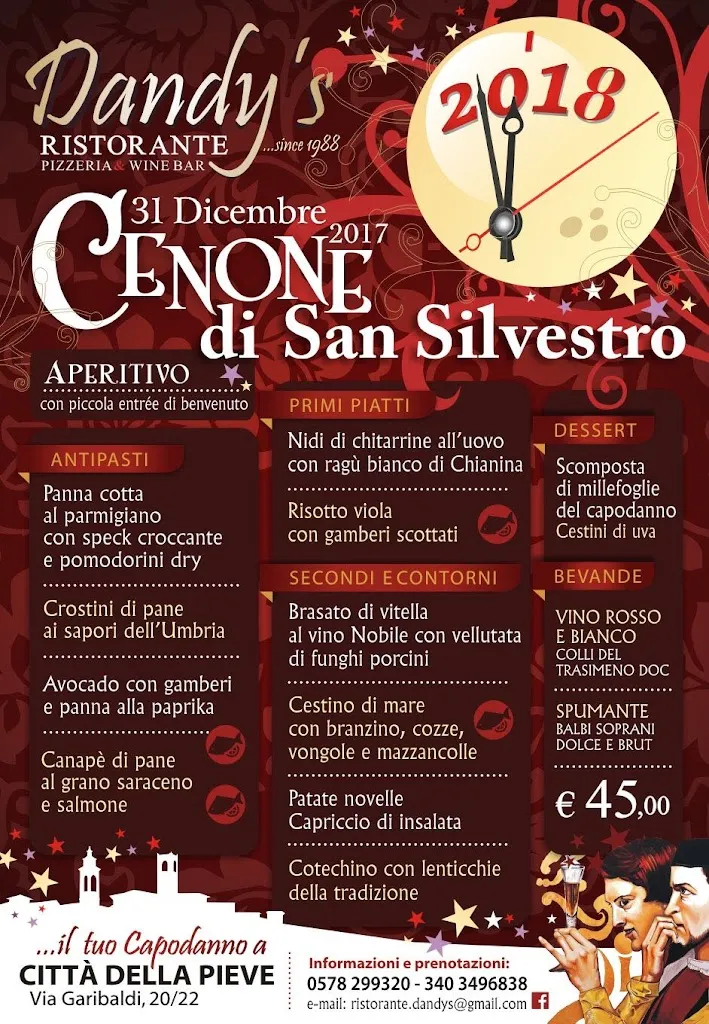 Menu_Ristorante Pizzeria Dandy's_Città della Pieve_image_1