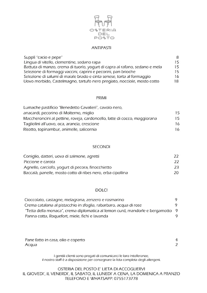 Menu_Osteria del Posto_Chiugiana-La Commenda_image_1