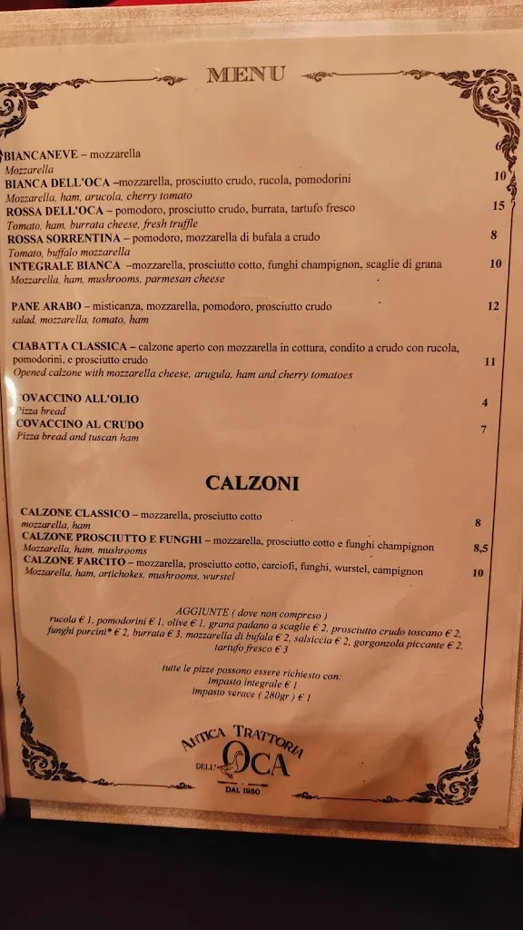 Menu_Trattoria dell'Oca_Novoli_image_2