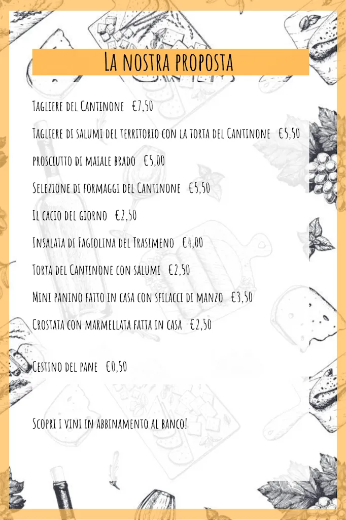 Menu_Il Cantinone Trasimeno_Castiglione del Lago_image_1