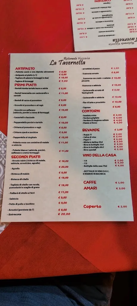 Menu_La Tavernetta_Castel di Sangro_image_4