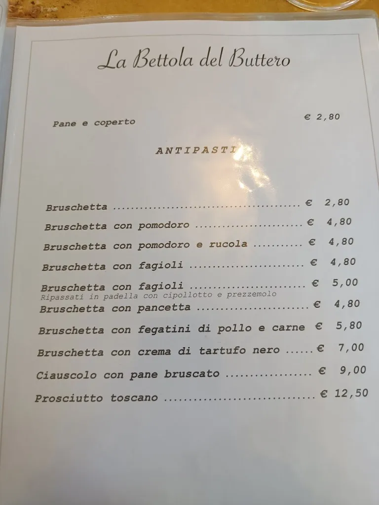 Menu_La Bettola del Buttero_Fabro_image_1