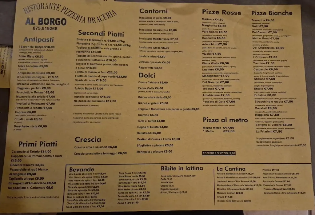 Menu_Pizzeria Braceria Al Borgo_Fossato di Vico_image_2