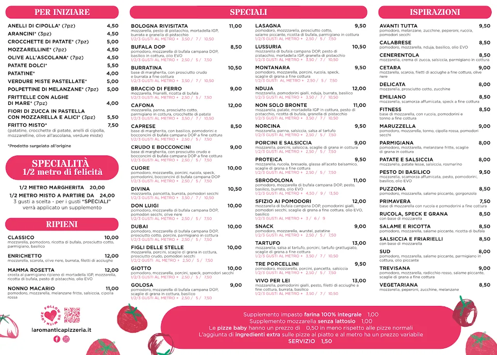 Menu_La Romantica Pizzeria - Magione_Magione_image_2