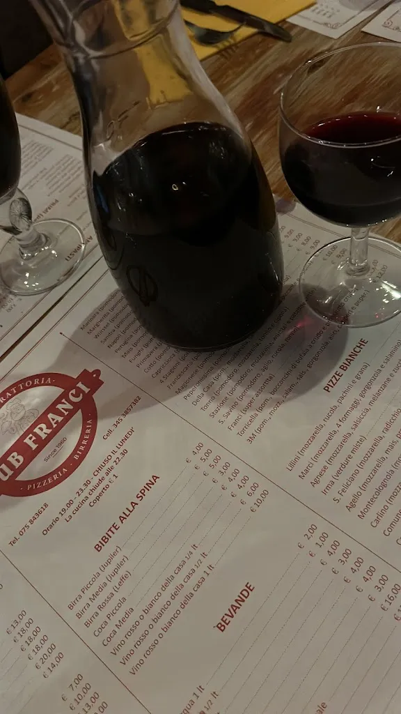 Menu_Ristorante pub pizzeria franci_Magione_image_3