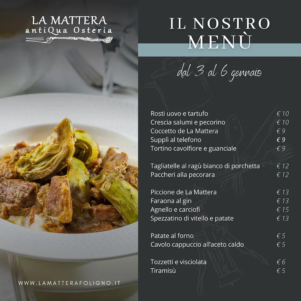 Menu_La Mattera antiQua Osteria_Foligno_image_1
