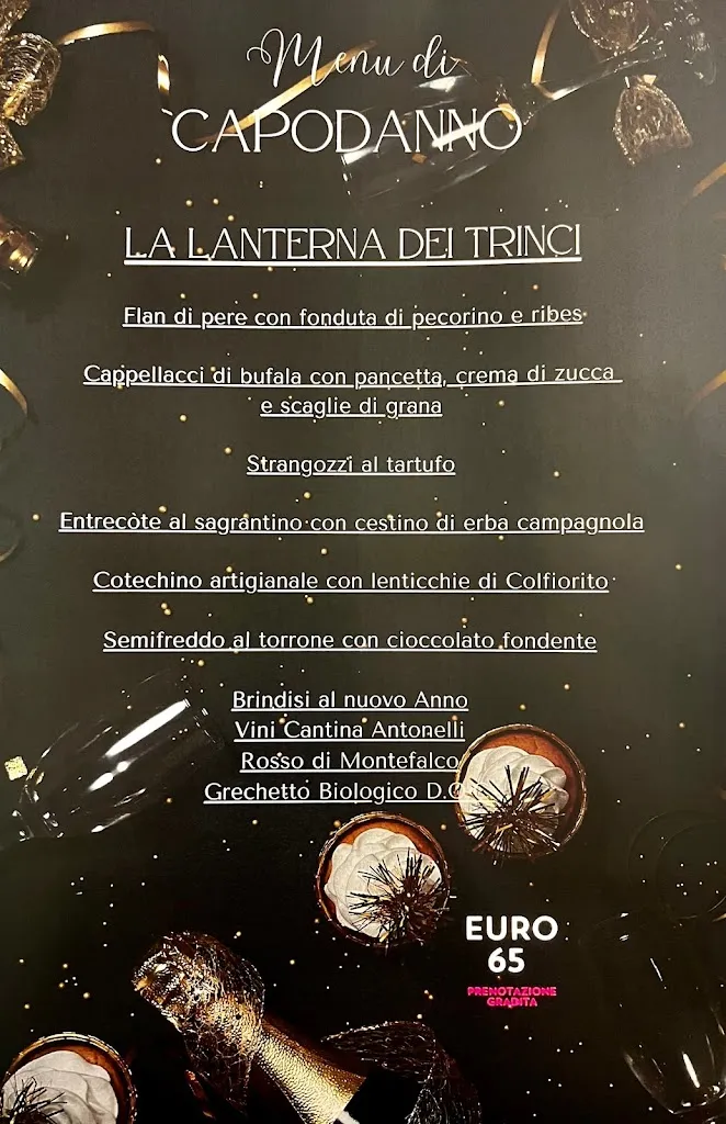 Menü_La Lanterna Dei Trinci_Foligno_Bild_1