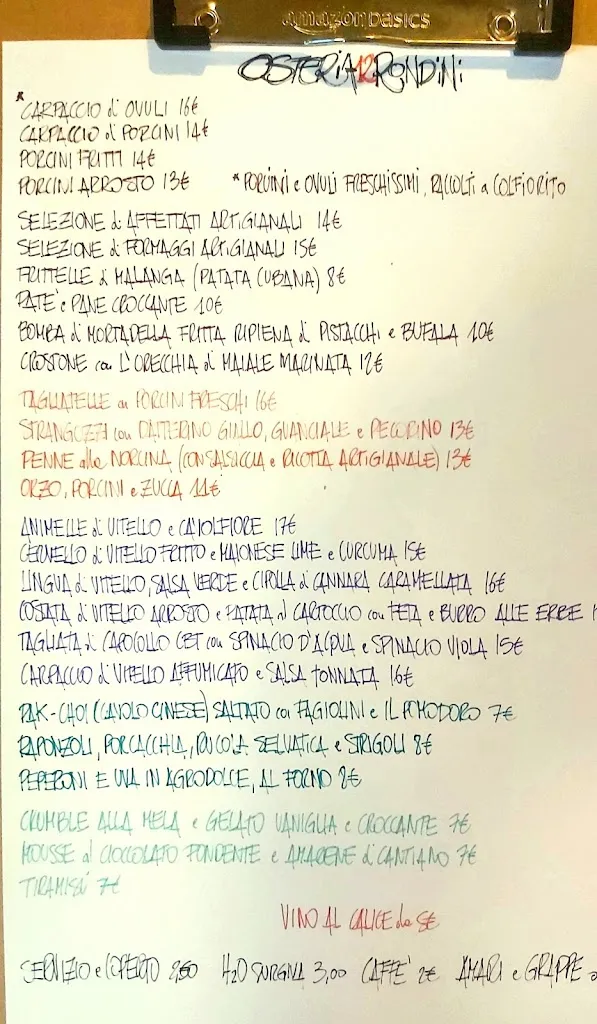Menu_Osteria Dodici Rondini. Vini naturali e cucina radicale_Foligno_image_1