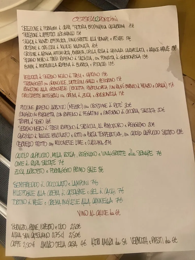 Menu_Osteria Dodici Rondini. Vini naturali e cucina radicale_Foligno_image_2