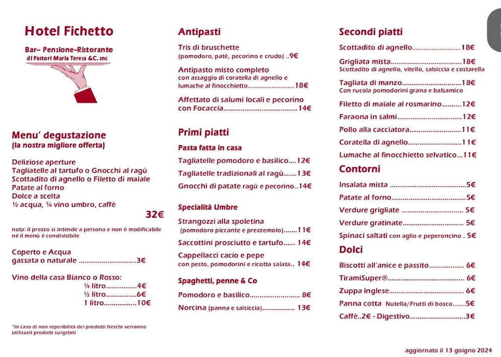 Menu_Ristorante Fichetto Hotel_Foligno_image_1
