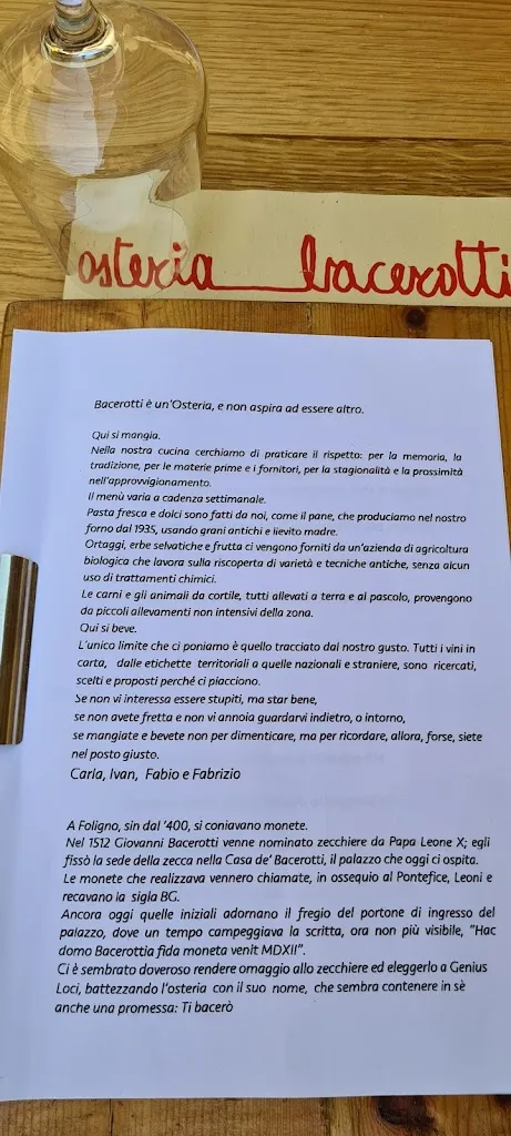 Menu_Osteria Bacerotti_Foligno_image_1