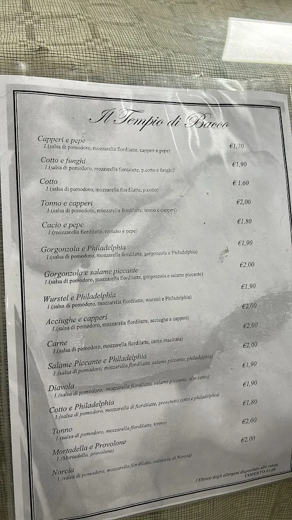 Menu_Il Tempio di Bacco - Panzerotteria_Noicattaro_image_3