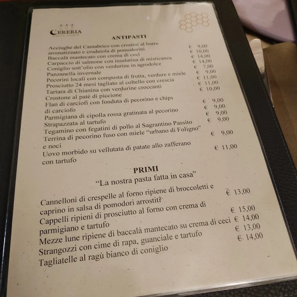 Menu_C'ereria delle Conce_Foligno_immagine_1