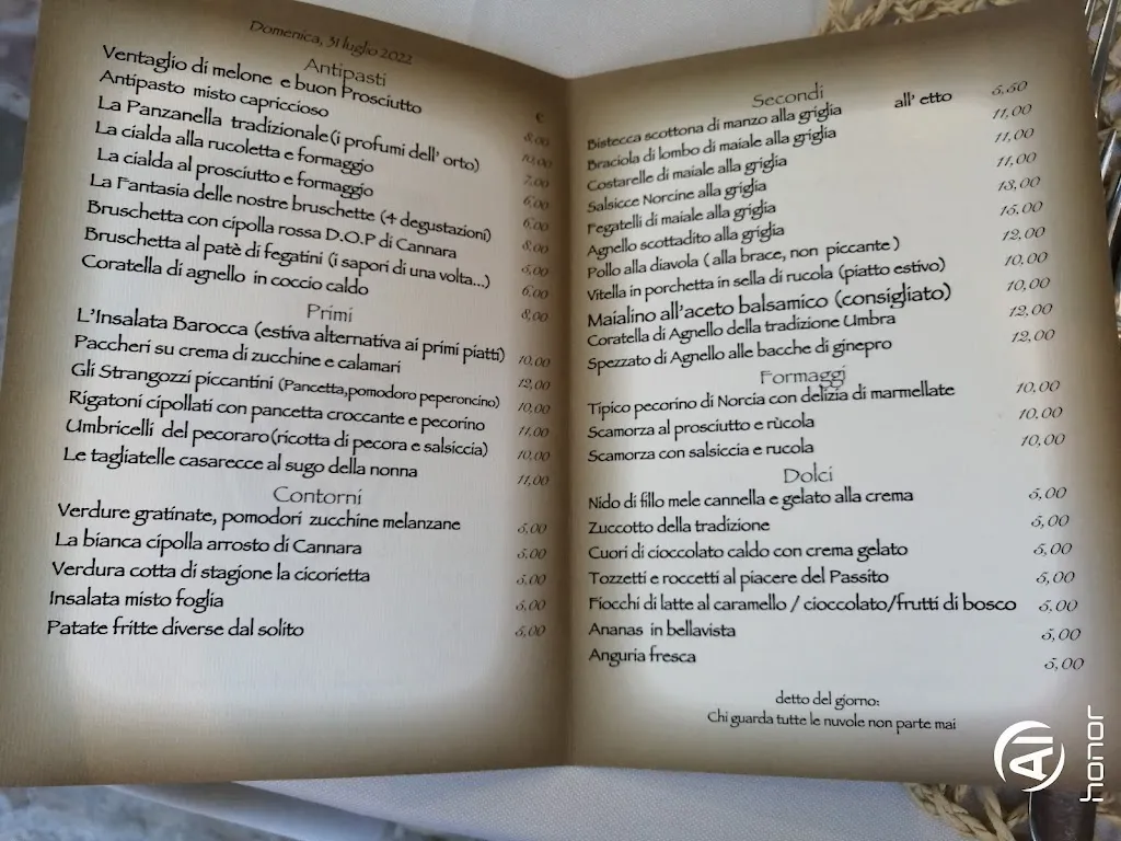 Menu_Ristorante Albergo Le Mura_Foligno_image_1