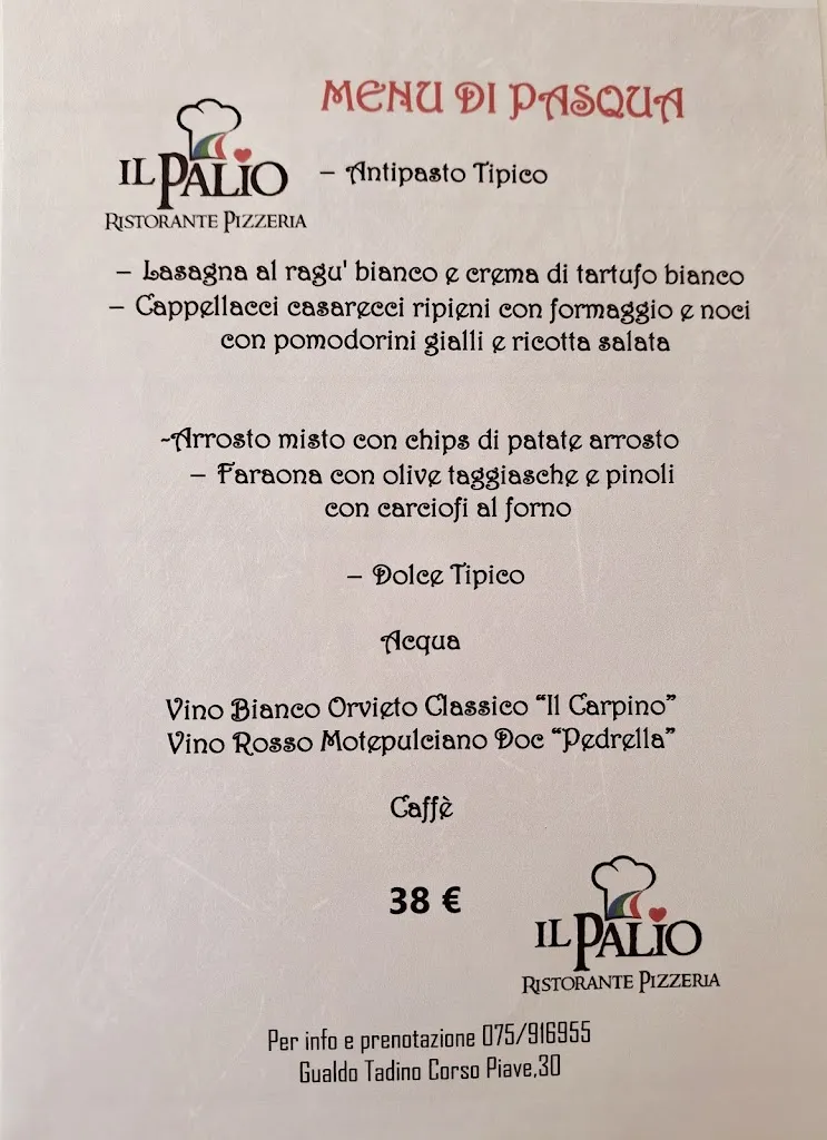 Menu_Ristorante Pizzeria Il Palio_Gualdo Tadino_image_1
