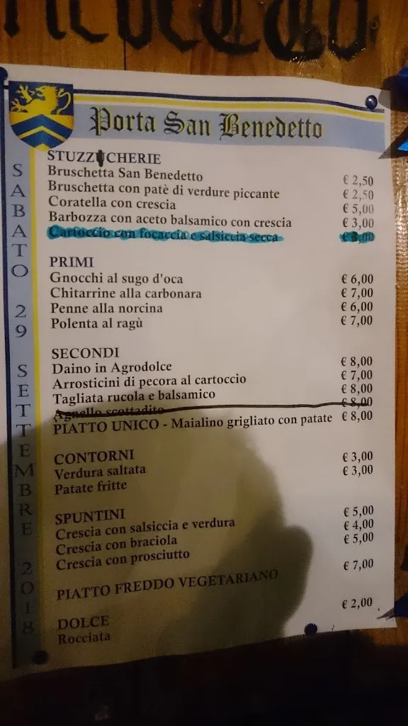 Menu_Taverna di Porta San Benedetto_Gualdo Tadino_image_1