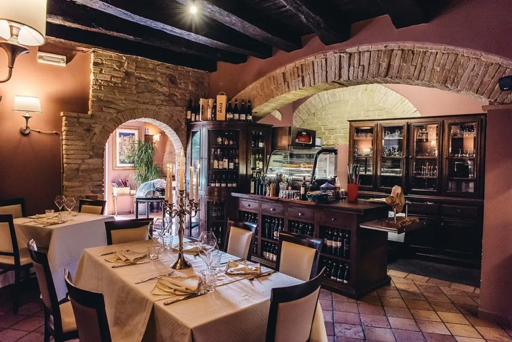 Il Coccorone restaurant in Montefalco