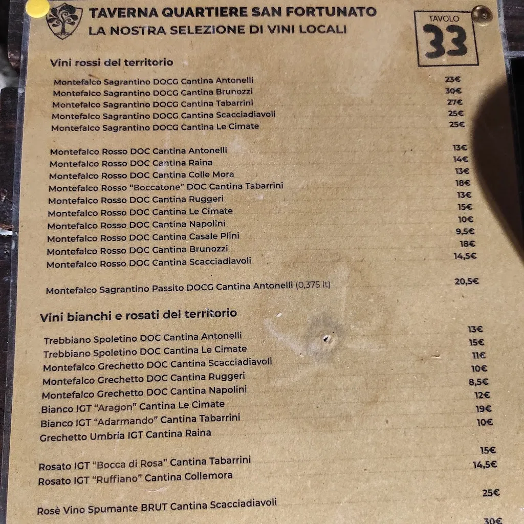 Menu_Taverna San Fortunato_Montefalco_image_1