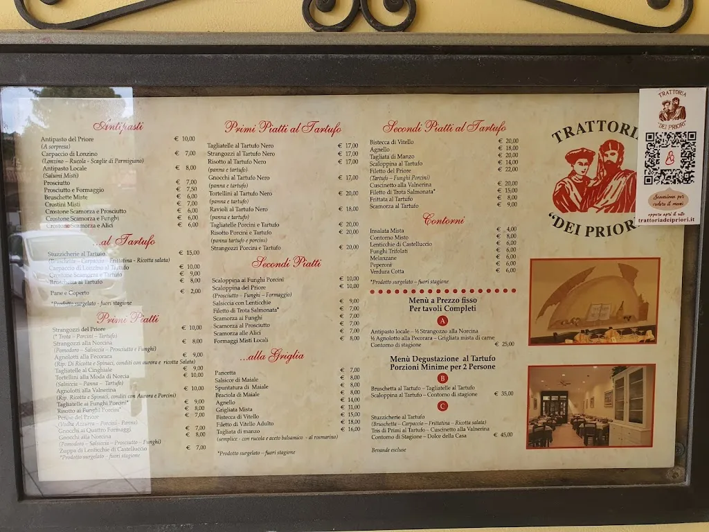 Menu_Restaurant Trattoria Dei Priori_Norcia_image_3