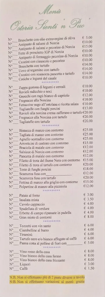 Menu_Osteria Sienti'n può_Norcia_image_1