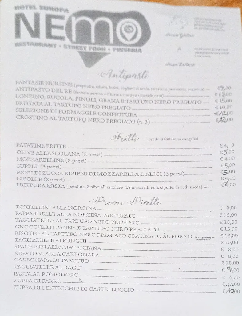 Menu_Ristorante Nemo_Norcia_immagine_1
