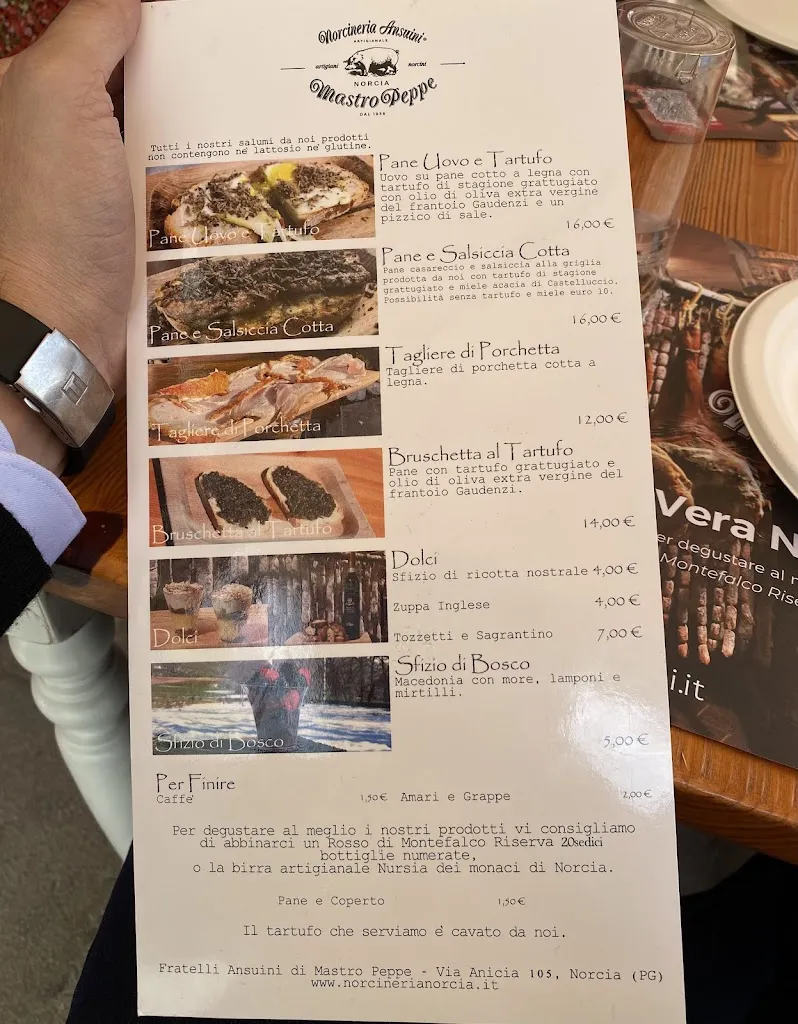Menu_Norcineria Ansuini Brothers Mastro Peppe_Norcia_image_2