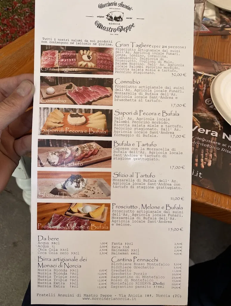 Menu_Norcineria Ansuini Brothers Mastro Peppe_Norcia_image_3