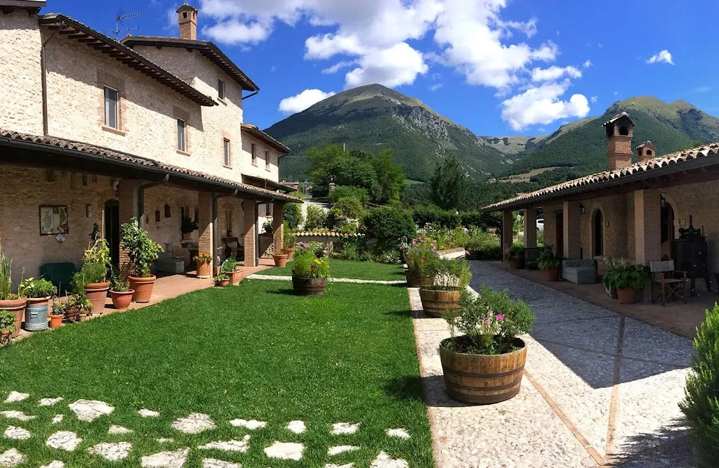 Farm Cottage in the Sibillini Park restaurant in Norcia