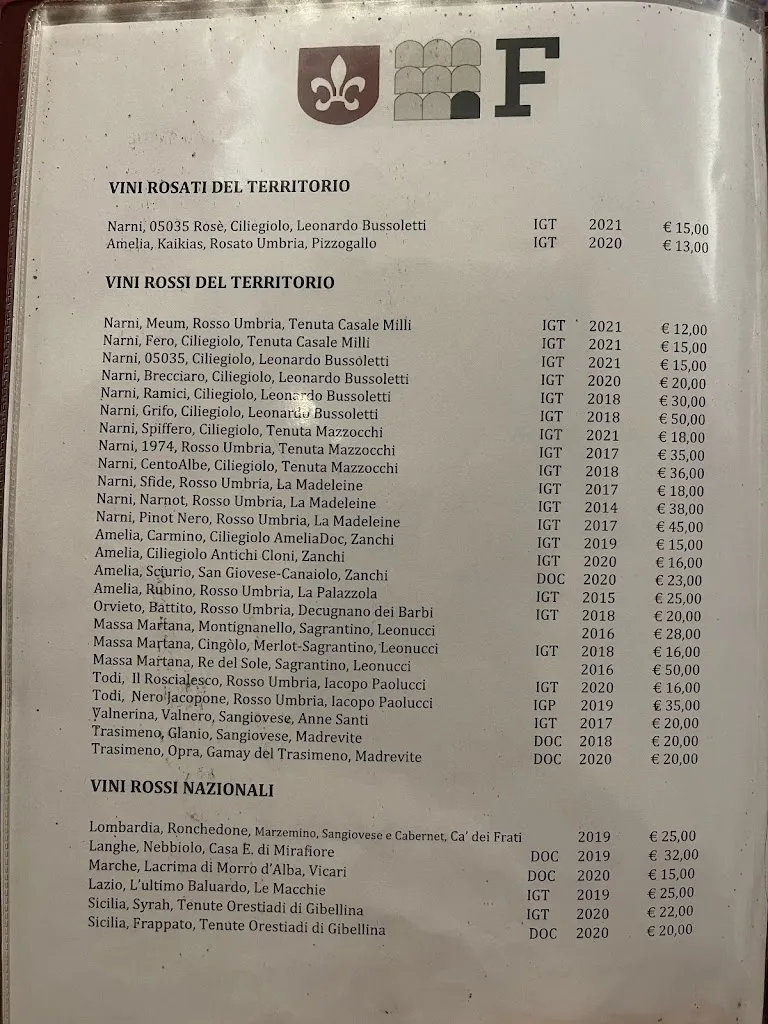 Menu_La Bottega Del Giullare_Narni_image_4
