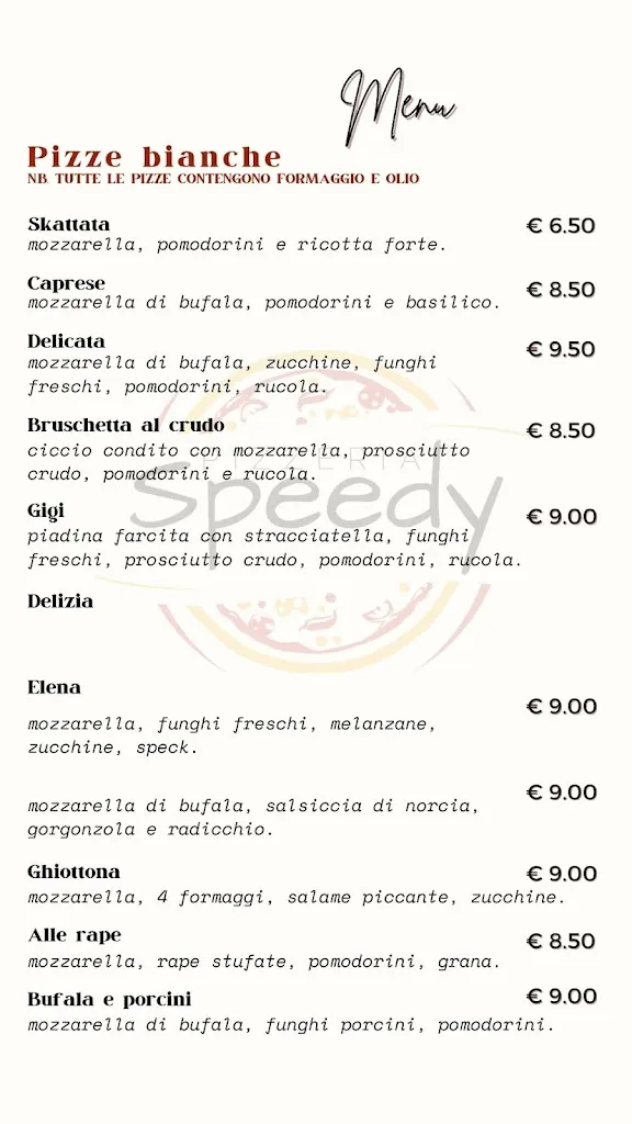 Menu_Pizzeria Speedy Parchitello_Noicattaro_image_1