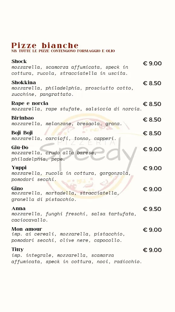 Menu_Pizzeria Speedy Parchitello_Noicattaro_image_2