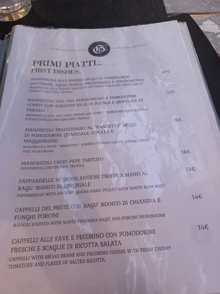 Menu_Ristorante Pizzeria 