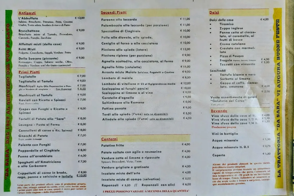 Menu_Trattoria Bar Da Sara Di Cianchini Raviso_Narni_image_2