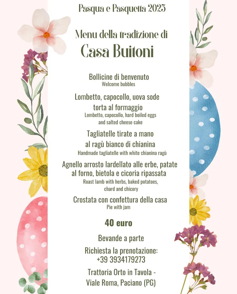 Menu_L'Orto in Tavola Trattoria Pizzeria_Paciano_image_1