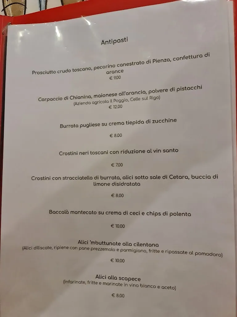 Menu_Ristorante Il Poderaccio_Paciano_image_2