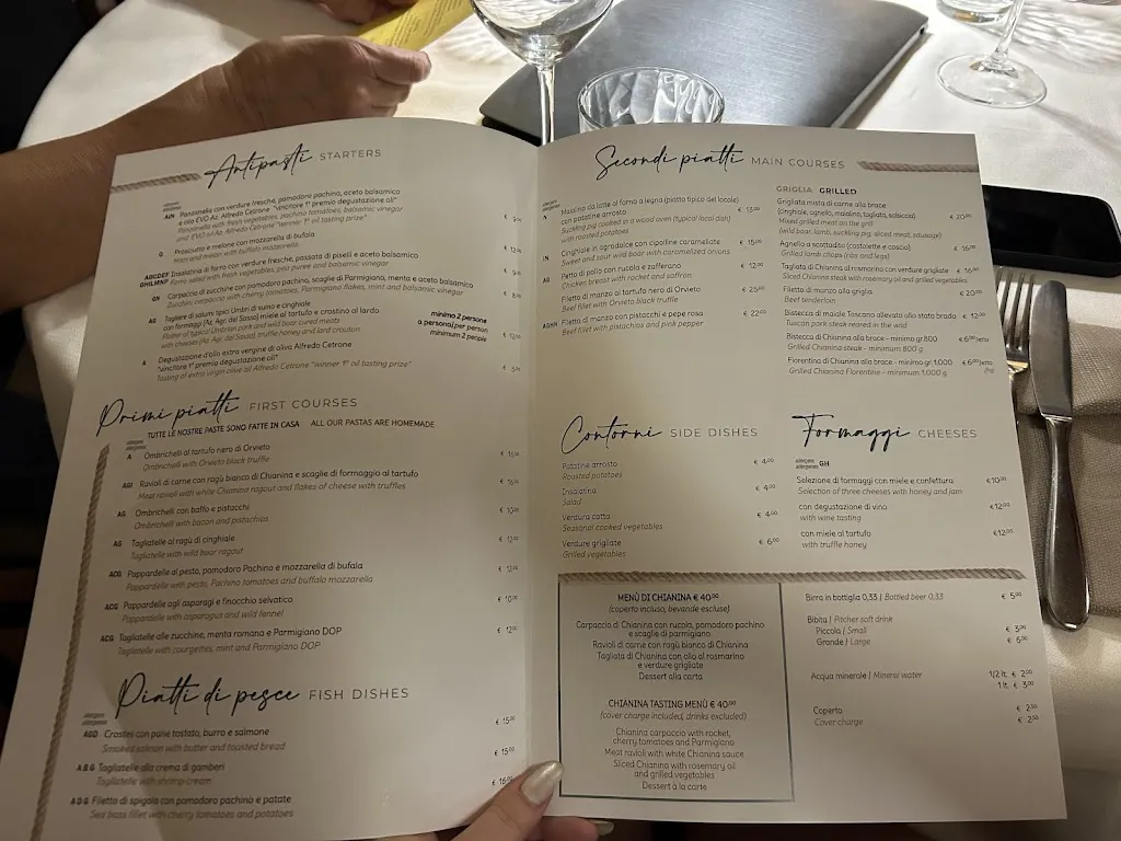 Menu_Ristorante Grotte del Funaro Nuova Tourist_Orvieto Scalo_image_1