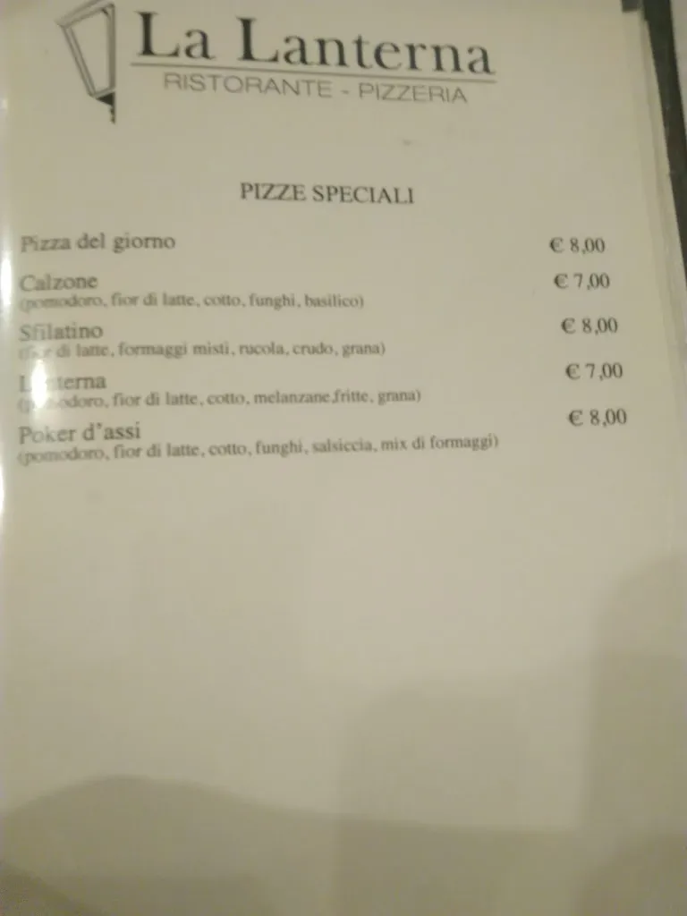 Menü_La Lanterna Ristorante Pizzeria_Castel di Sangro_Bild_3