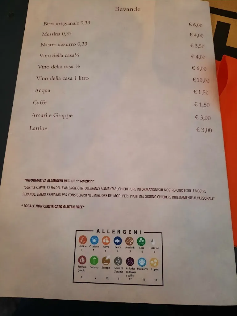 Menü_Gastronomia Aronne_Orvieto Scalo_Bild_1