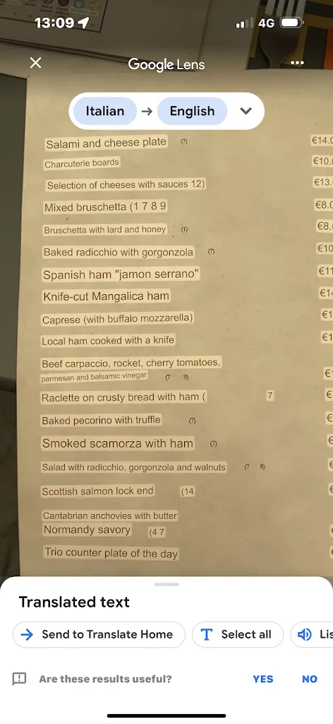 Menü_Gastronomia Aronne_Orvieto Scalo_Bild_2