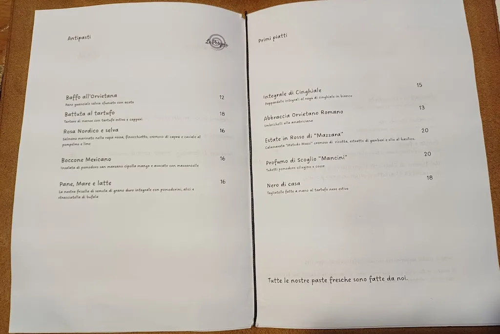 Menu_La Pergola Orvieto_Orvieto Scalo_image_1