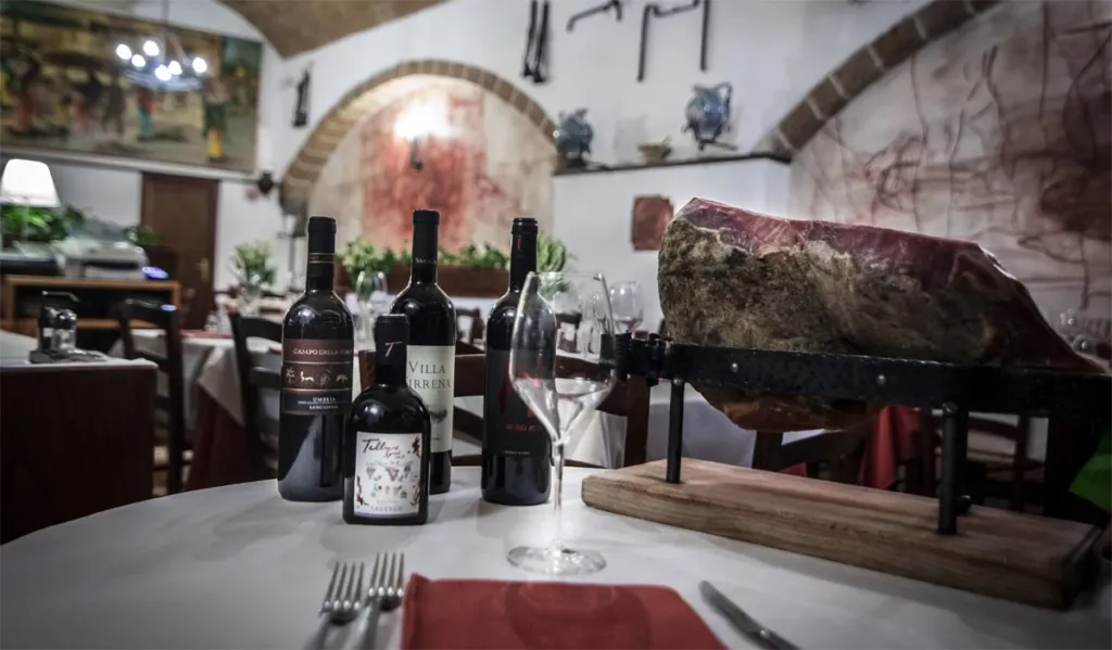 Trattoria la Grotta restaurant in Orvieto Scalo